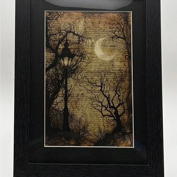 Gothic Moonlit Forest Art Print - Picture 1 of 1